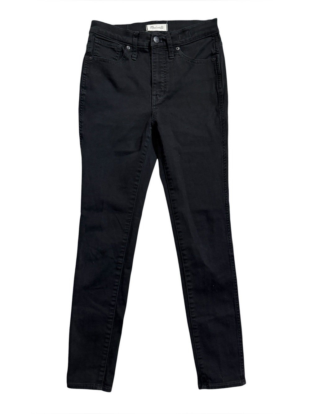 Madewell size 27 Black High-Rise Skinny Jeans